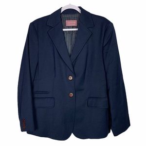 Luca D’altieri Navy Blue Blazer Suit Jacket 52 Xl - image 1